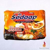 Mie Sedaap Singapore Spicy Laksa - 5 packs (Mie Sedaap Instant Noodle - Laksa Flavor)