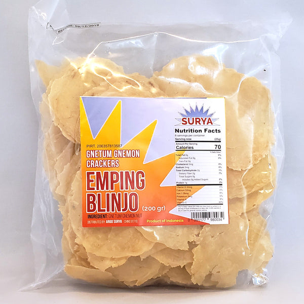 Emping Blinjo (Gnetum Gnemon Crackers)