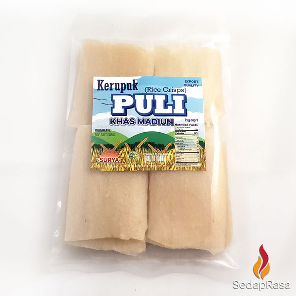 Kerupuk Puli Khas Madiun (Rice Cracker - Raw)