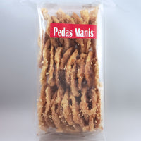 Keripik Tempe Pedas Manis (Sweet and Spicy Soy Bean Crisps)