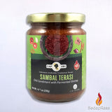 Sambal Terasi Cap Ibu (Chili Condiment with Fermented Shrimp Cap Ibu)